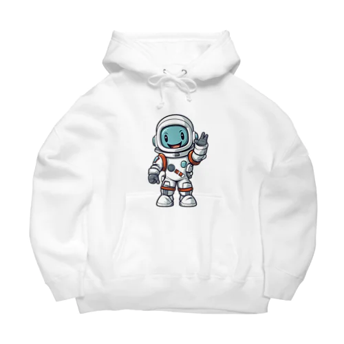 手を振る宇宙飛行士 Big Hoodie