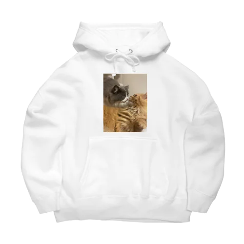 短足マンチカンのアルトくんとウルちゃん Big Hoodie