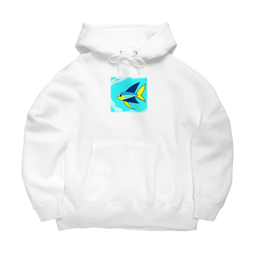 空飛ぶ魚 Big Hoodie