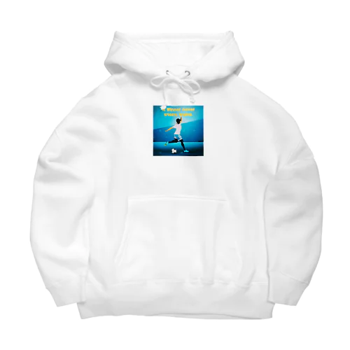 A Winner never stops trying. Big Hoodie