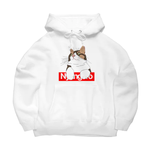 見守る"にゃんごろう" Big Hoodie