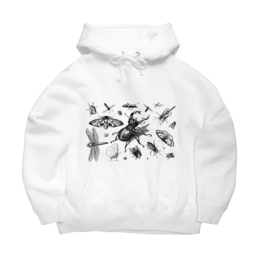 Insects Bugs and Beetles  昆虫、カブトムシ 虫 Big Hoodie