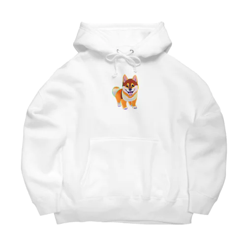 しば犬　ポチ公 Big Hoodie