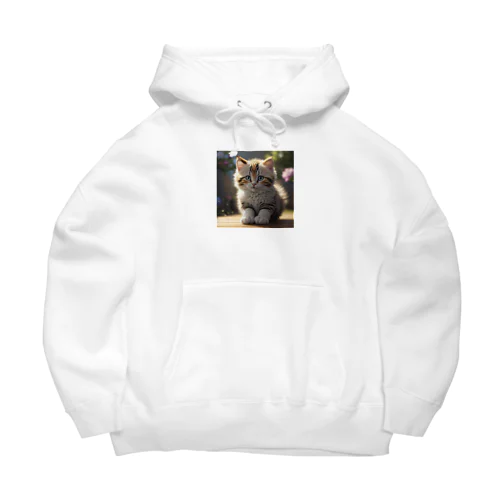 愛くるしい猫目線 Big Hoodie