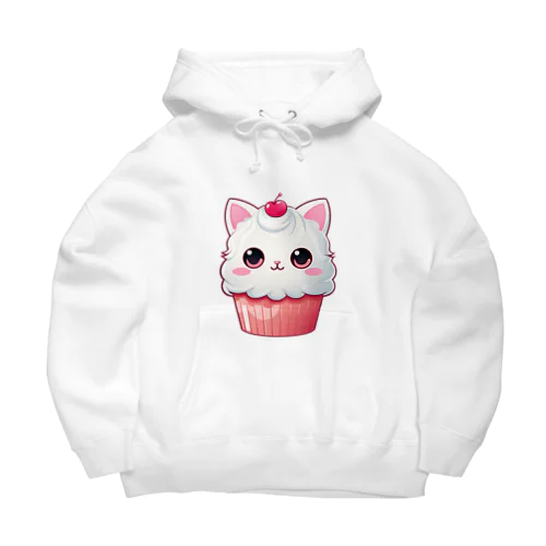 カップケーキの猫ちゃん Big Hoodie