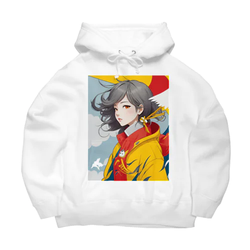 大正レトロJYOSI Big Hoodie