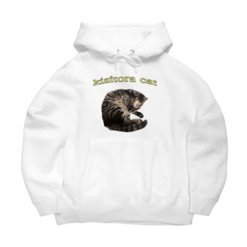 寝相が100点保護猫しじみ Big Hoodie