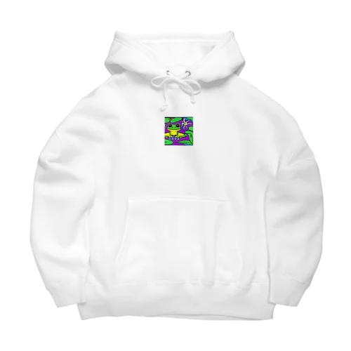 アマガエルのイラストグッズ Big Hoodie