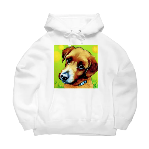 見つめる愛犬 Big Hoodie