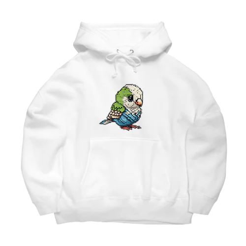 ドット絵のインコ２ Big Hoodie