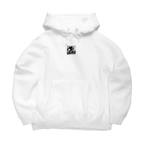 岩の上でおどるロボ Big Hoodie