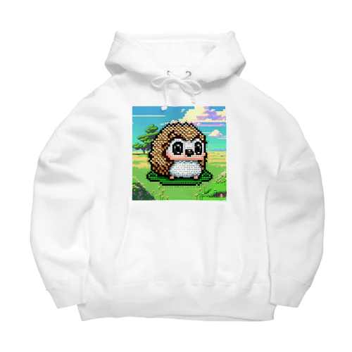 ドット絵のピグミーハリネズミ Big Hoodie