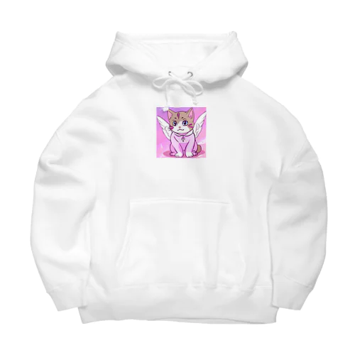 天使の猫ちゃん Big Hoodie