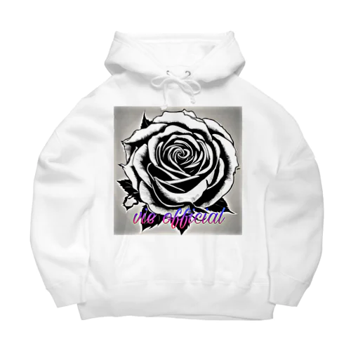 BLACK_rose Big Hoodie