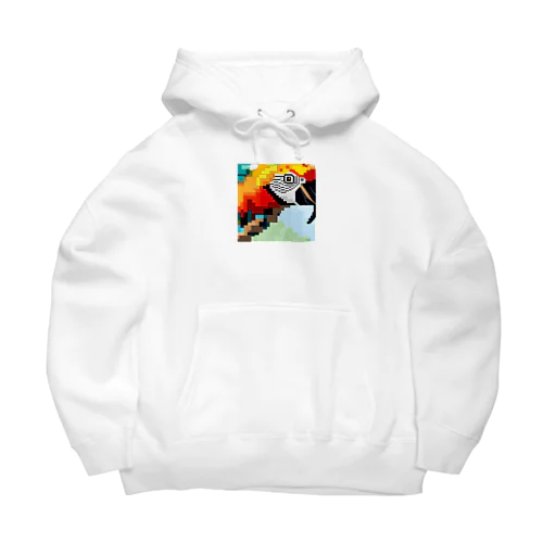 ドット絵のオウム Big Hoodie