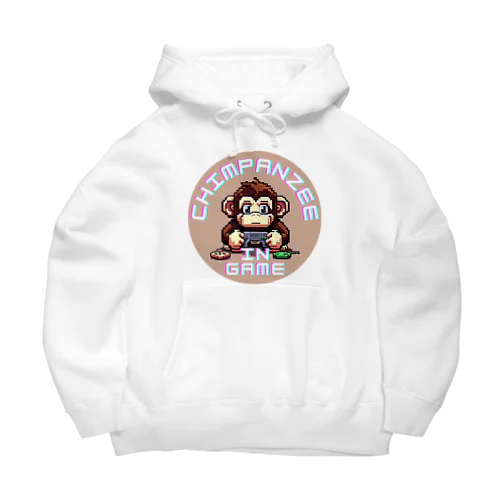 ドット絵のゲーム中のチンパンジー Big Hoodie