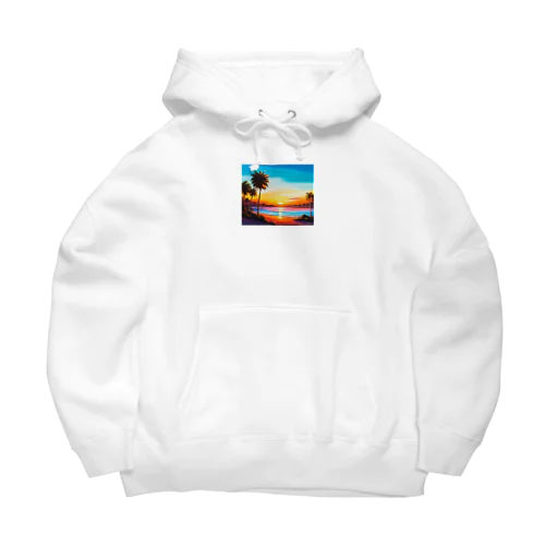 癒しのビーチ Big Hoodie