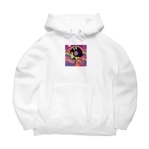 サイケデリックショートボブ Big Hoodie