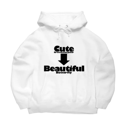 Cute→Beautiful ビッグシルエットパーカー