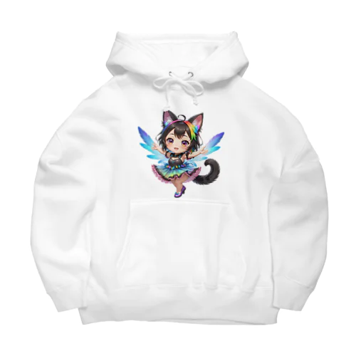 妖精のハロウィンフェス（黒猫2） Big Hoodie