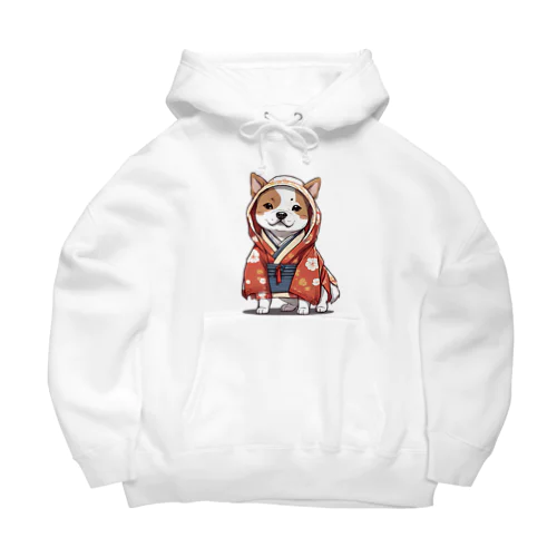 和装わんちゃん Big Hoodie