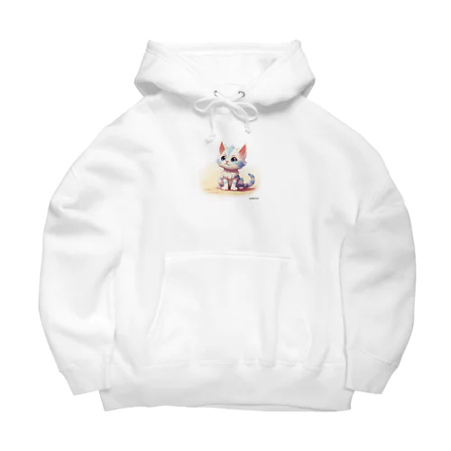 三つ子ネコのミント Big Hoodie