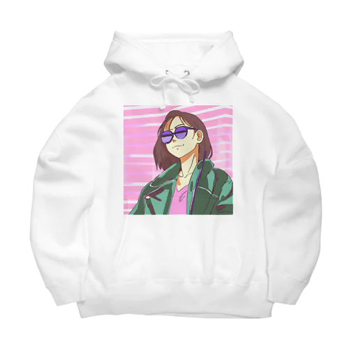 グラサン女子 Big Hoodie