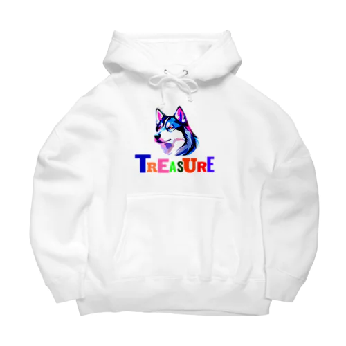 Treasure（シベリアンハスキー） Big Hoodie