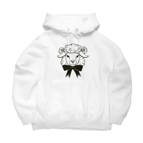 God bless you（ふち有） Big Hoodie