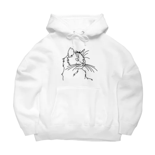 猫のシルエットシリーズ from 9CATS Big Hoodie