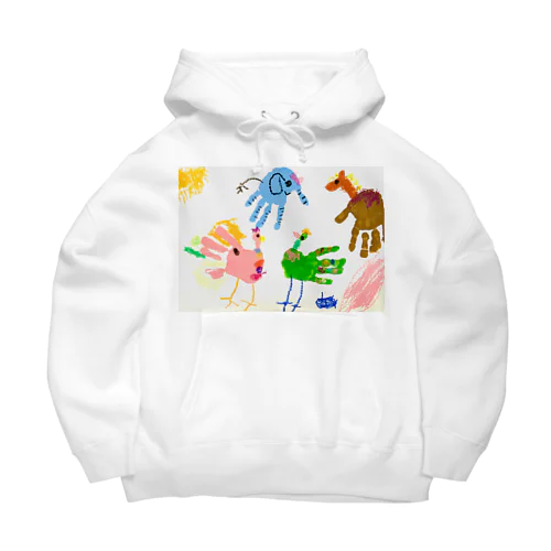 おててのどうぶつえん Big Hoodie