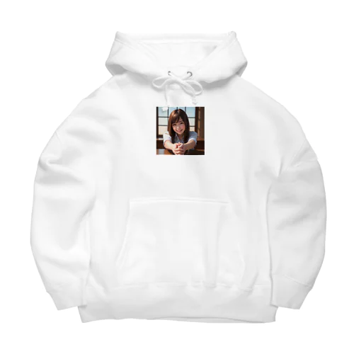 可愛い握手を求める女の子 Big Hoodie