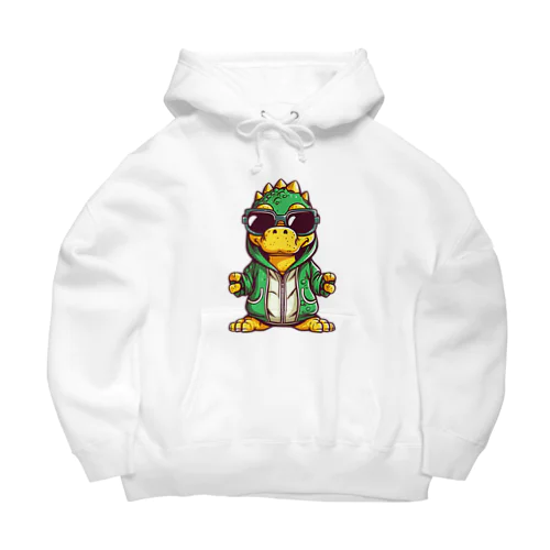 パーカーを着たワニ Big Hoodie