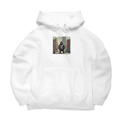 都会で暮らすゴリラ Big Hoodie