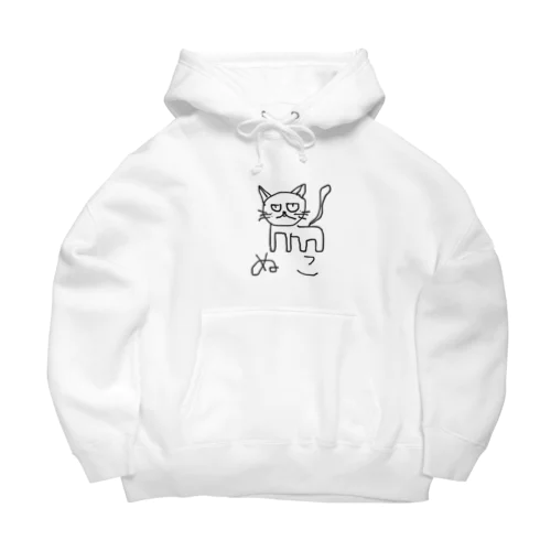 ぬこTシャツパーカートレーナー Big Hoodie