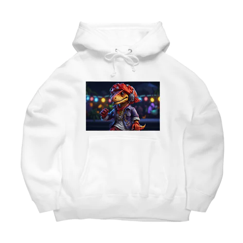 フェス好き恐竜 Big Hoodie