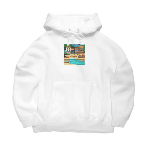 海のリゾート Big Hoodie