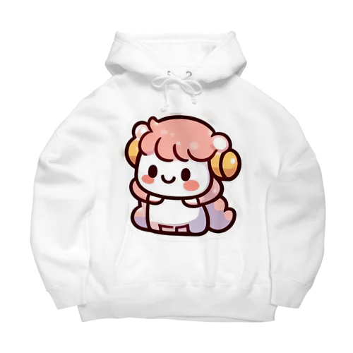 あなたの心を満たす、ふわふわの羊 Big Hoodie