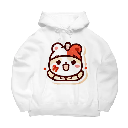 癒しの小さな友だち、ふわふわモンスター Big Hoodie