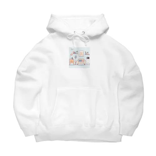 家具のシンプルで可愛いカラーイラスト Big Hoodie