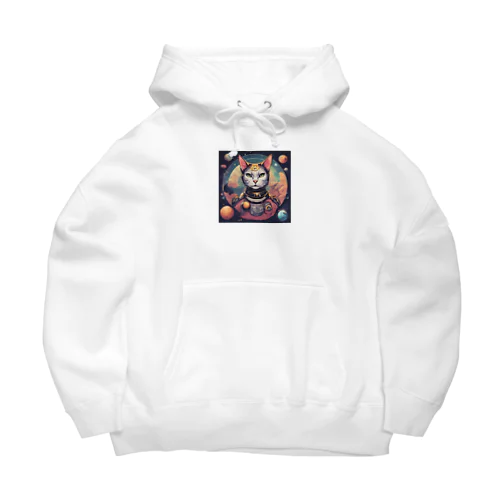 にゃんこ宇宙の彼方へ Big Hoodie