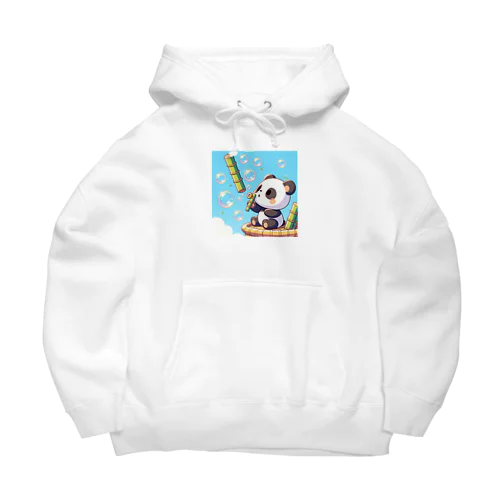 シャボン玉パンダくん Big Hoodie