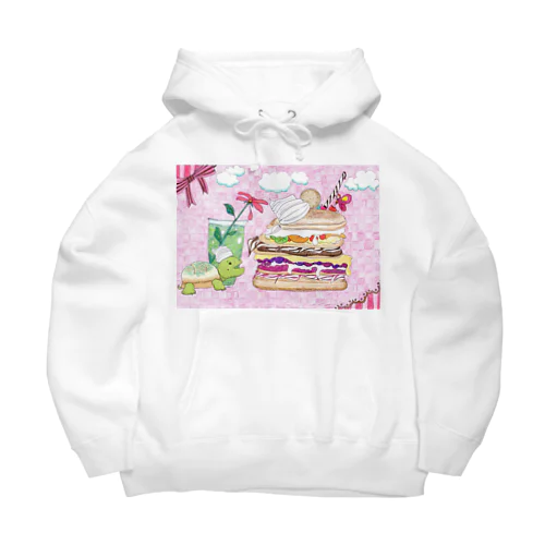 かめろんぱんけーき Big Hoodie