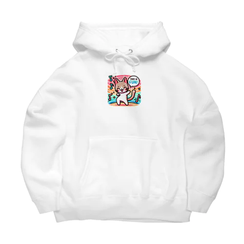 ネコのひとこと: おしゃれデザインステッカー Big Hoodie