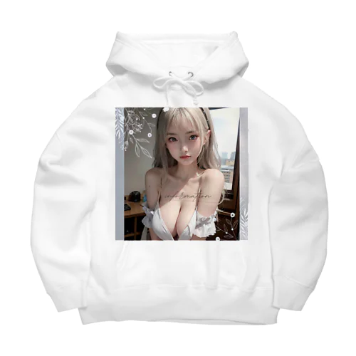 美女 図鑑（むにゅっ） Big Hoodie