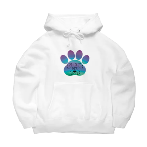 I love dogs わんちゃん好きさんへ Big Hoodie