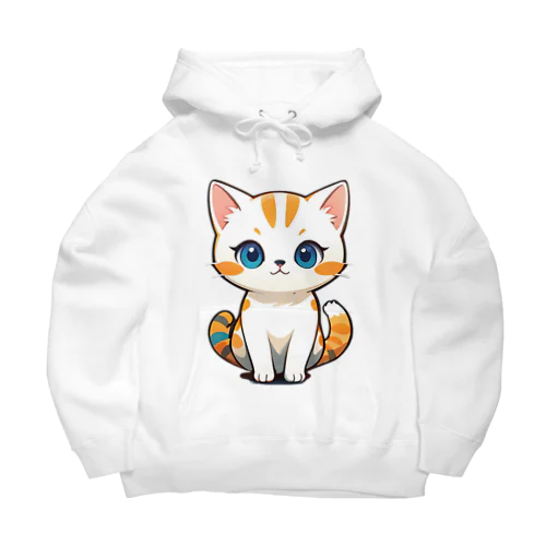 ふんわり癒しのモフモフ猫 Big Hoodie