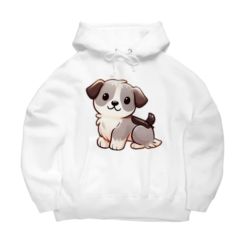 癒しのふわふわ、もちもち犬 Big Hoodie