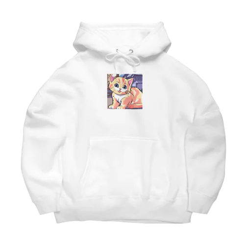 かわいい子猫グッズ Big Hoodie