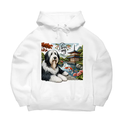 ビアデッドコリーの日本風景コレクション Big Hoodie